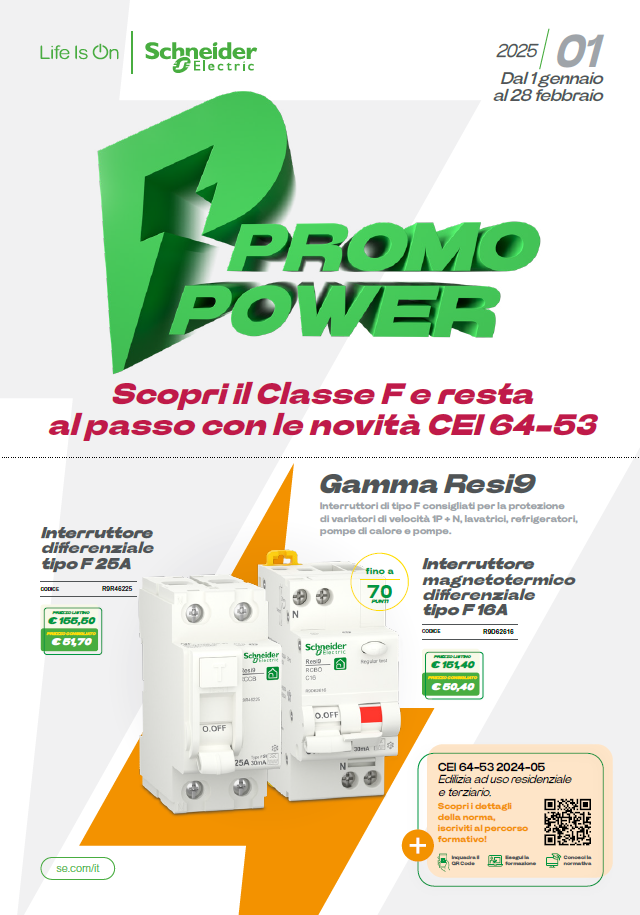 copertina promo power schneider