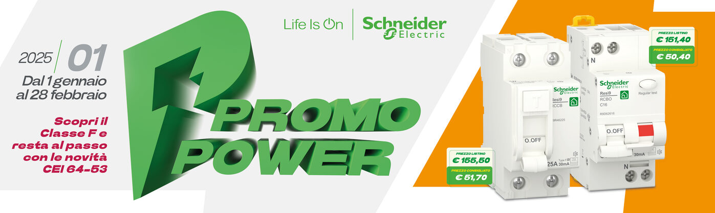 banner promo power schneider